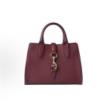 GUCCI Jackie detachable and adjustable shoulder strap hook buckle opening and closing Gucci Rosso Encora single-shoulder crossbody handbag small size women\'s red