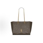 SAINT LAURENT Niki Classic herringbone clear line golden letter float tote bag hand-held diagonal hanging bag