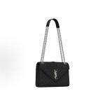 SAINT LAURENT YSL ENVELOPE Chain Shoulder strap calfskin envelope single shoulder bag, medium size