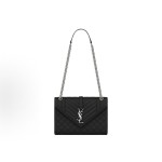 SAINT LAURENT YSL ENVELOPE Chain Shoulder strap calfskin envelope single shoulder bag, medium size