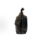 CHANEL香奈儿 26C 金标 双C Logo 单肩手提包 中号 黑色