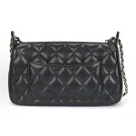 CHANEL 25A grain cowhide material, gold metal HOBO underarm bag, crossbody single-shoulder bag, black