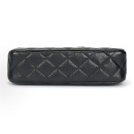 CHANEL 25A grain cowhide material, gold metal HOBO underarm bag, crossbody single-shoulder bag, black