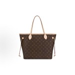 LOUIS VUITTON LV NEVERFULL MM ⼦⺟包   棕⾊浅褐⾊  bag within a bag