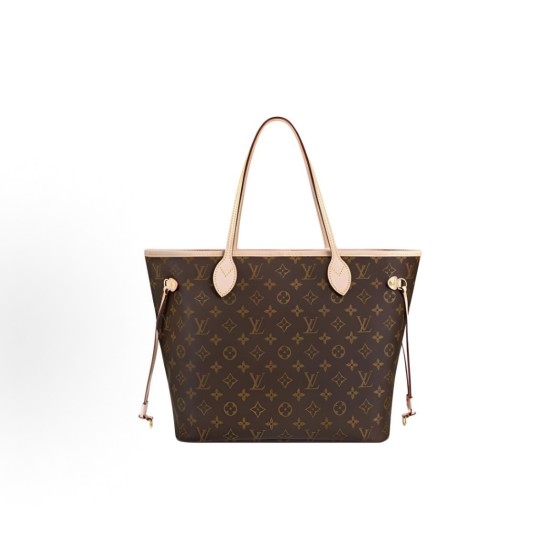 LOUIS VUITTON LV NEVERFULL MM ⼦⺟包   棕⾊浅褐⾊  bag within a bag