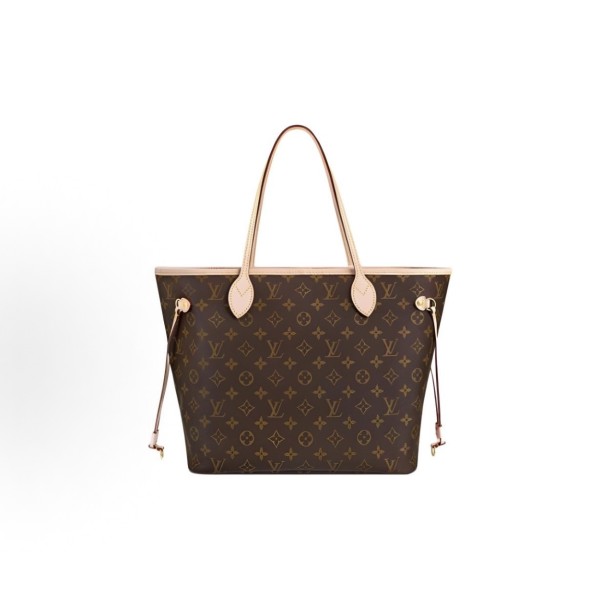 LOUIS VUITTON LV NEVERFULL MM ⼦⺟包   棕⾊浅褐⾊  bag within a bag
