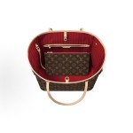 LOUIS VUITTON NEVERFULL MM  托特包  棕⾊