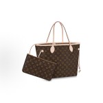 LOUIS VUITTON LV NEVERFULL MM ⼦⺟包   棕⾊浅褐⾊  bag within a bag
