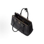 PRADA普拉达 Galleria 单肩斜挎⼿提包 ⼤号 ⼥款 ⿊⾊