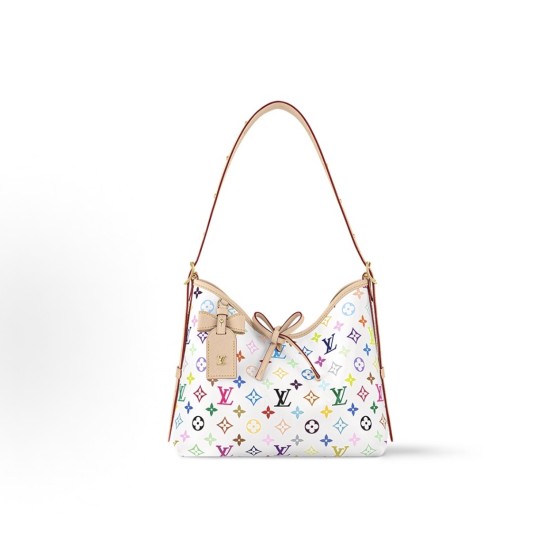 LOUIS VUITTON x Takashi Murakami  Carryall 可调节肩带系带  ⼩号  ⽩⾊