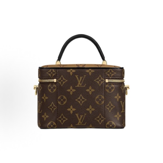 LOUIS VUITTON Vanity 百搭便携化妆包  洗漱包 小号  棕褐色