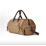 GUCCI古驰 单肩斜挎手提旅行包 中号 男款 深棕色