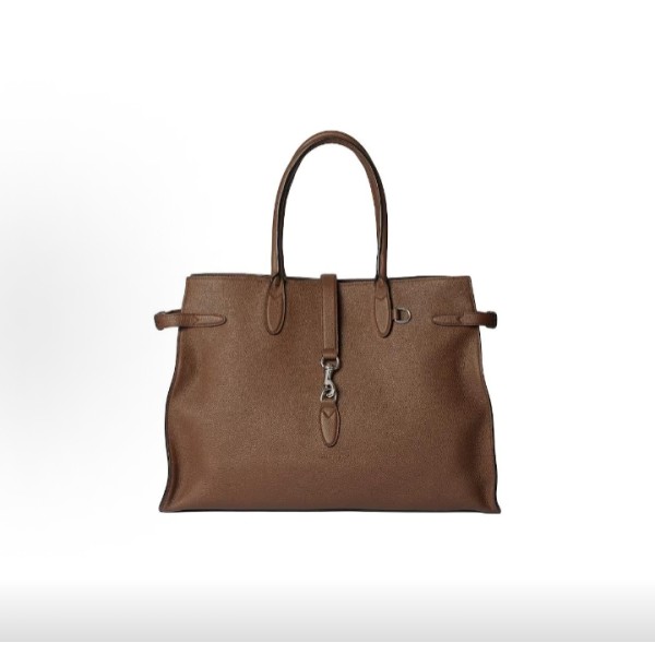 GUCCI古驰 Jackie Tote包 购物袋 手提包 大号 女款 浅棕色