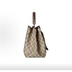 GUCCI古驰 Ophidia 水桶包 单肩手提包 小号 女款 棕色