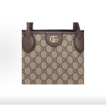 GUCCI古驰 Ophidia 托特包 Tote包 购物袋 手提包 中号 女款 棕色