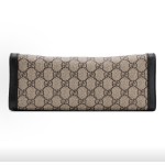 GUCCI古驰 Padlock 金色调配件钥匙锁扣 手提斜挎 单肩包 小号 女款 乌木色拼黑色