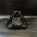 25c Hobo drawstring playful leather bag small mandarin duck color