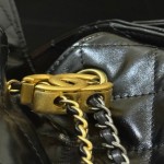 25c Hobo drawstring playful leather bag small mandarin duck color