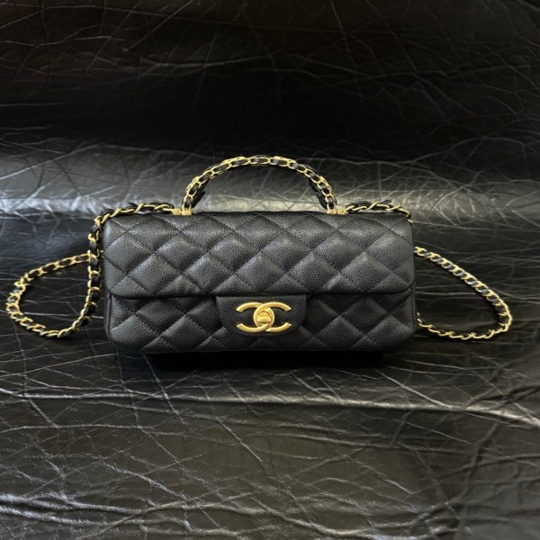 25B Dual C Handle Mini in Stock French Original Leather