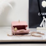 Latest metal anti-counterfeiting chip 23k new version Little Golden Ball Square Fat Pink