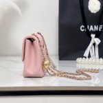 Latest metal anti-counterfeiting chip 23k new version Little Golden Ball Square Fat Pink