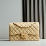 Chip version original factory caviar special grade all steel original factory leather medium apricot color