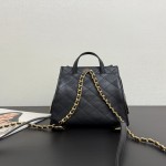 25B Double Shoulder Black Gold Medium Size with Large Capacity and Space