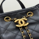 25B Double Shoulder Black Gold Medium Size with Large Capacity and Space