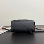 25B Double Shoulder Black Gold Medium Size with Large Capacity and Space