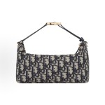 DIOR迪奥 Travel Nomad系列 刺绣 ⼿拿包 中号 ⼥款 蓝⾊